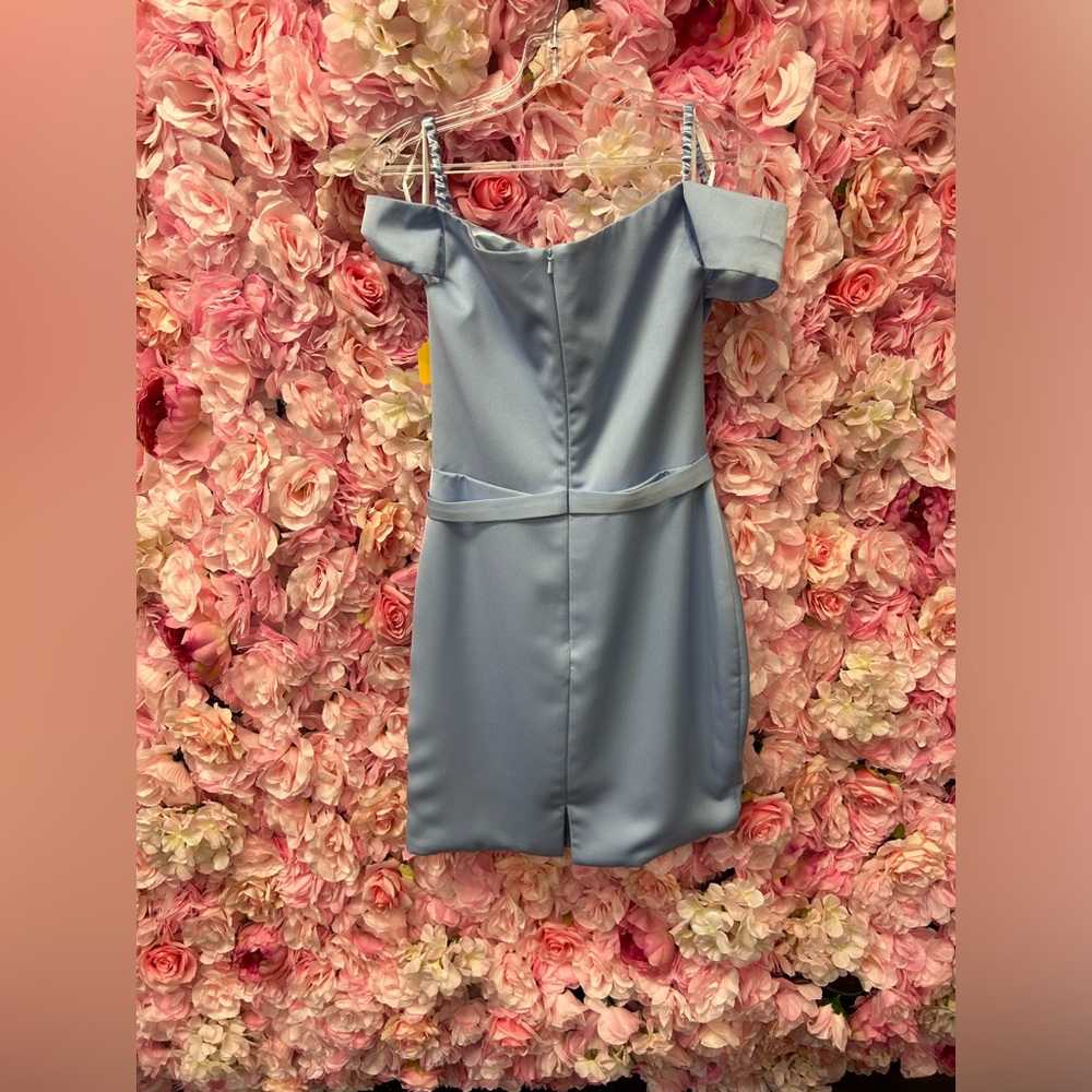 Tiffany Designs Homecoming 27254 Size 8 Sky Short dress - Picture 5 of 6